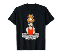 Yoga Gatos Gato Meditación Amantes de los Gatos Namaste Cat Camiseta