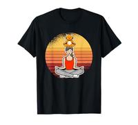 Yoga Gatos Gato Meditación Amantes de los Gatos Namaste Cat Camiseta