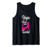 Yoga Girls Are Twisted Exercise Meditation Jokes - Camiseta sin Mangas