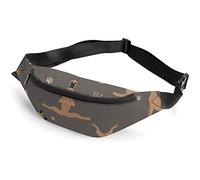Yoga Great Dane Vintage Flag of Puerto Rico Fanny Pack, riñonera Deportiva para niños Adultos para Hombres y Mujeres