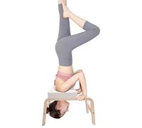 Yoga Headstand Bench - Taburete for Home Practice - Inversión Chair With Wood and PU Pads - Silla de Yoga