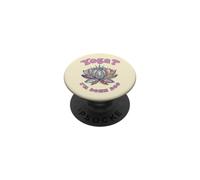 Yoga Im Down Perro Lotus Mandala Humor Divertido Diversión PopSockets PopGrip Adhesivo