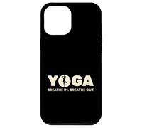 Yoga Inhalación Exhalación Retro Balance Diseño Carcasa para iPhone 12 Pro Max