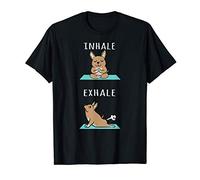 Yoga Inhale Exhale Chihuahua Perro Camiseta