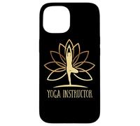 Yoga Instructor Instructor Formador Profesor Namaste Zen Carcasa para iPhone 15