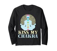 Yoga Kiss My Chakra Yoga Divertido Manga Larga