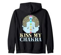 Yoga Kiss My Chakra Yoga Divertido Sudadera con Capucha