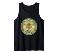 Yoga Life Mindfulness Body Soul Vintage Retro Regalo para Yogis Camiseta sin Mangas