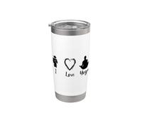 Yoga Lover - I Love Yoga Vaso térmico de acero inoxidable de doble pared