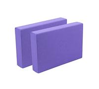Yoga-Mad Bloque de Yoga EVA, Juego de 2, Bloque Antideslizante de Alta Densidad para Yoga, Pilates y Entrenamiento en casa, 30 cm x 20 cm x 5 cm