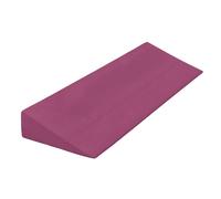 Yoga-Mad Cuña de yoga EVA | Espuma EVA ligera | Soporte de yoga antideslizante para muñecas y manos | Cuña inclinada para profesionales y principiantes en pilates (borgoña)