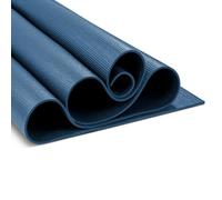 Yoga-mad Estera de Yoga Warrior II Mat 4mm Esterilla para Yoga/Pilates/Gimnasia, Unisex Adulto, Azul Oscuro, 4mm