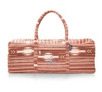 Yoga-Mad Horizon - Bolsa para kit de yoga, espaciosa bolsa de algodón para esterilla de yoga con bolsillos y cremallera completa, se adapta a alfombras, bloques, mantas y accesorios, forro duradero y