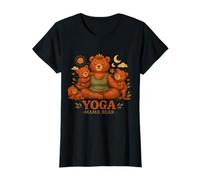 Yoga Mama Bear - Regalo Divertido para mamás Mindfulness Wellness Camiseta