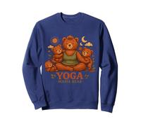 Yoga Mama Bear - Regalo Divertido para mamás Mindfulness Wellness Sudadera