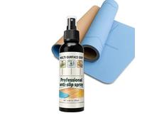 Yoga Mat Cleaner - 120ml, Natural, Anti-Slip Spray | Long-Lasting Gym Equipment Cleaner | Fitness Pilates Wrestling Workout Equipment Gear Home Gym Room