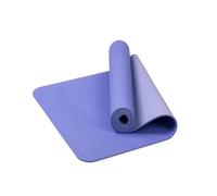 Yoga Mat, Compatible For Beginner 6mm Non-Slip Double Layer Sports Exercise Pad Gymnastics Pilates Mats With Net Bag Home Gym Fitness(Purple)