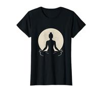 Yoga Meditación Conciencia Plena Energía Luna Equilibrio Camiseta