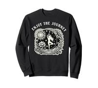 Yoga Meditación Disfruta del viaje Flor de loto Zen Sudadera