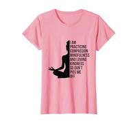 Yoga Meditando Práctica mística Compasión curación Camiseta