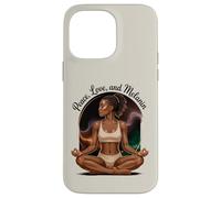 Yoga Melanina Negro Mujeres Namaste Paz Meditación Amor Yoga Carcasa para iPhone 14 Pro Max
