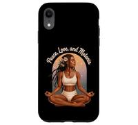 Yoga Melanina Negro Mujeres Namaste Paz Meditación Amor Yoga Carcasa para iPhone XR