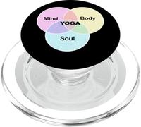 Yoga Mente Cuerpo Alma Yoga PopSockets PopGrip para MagSafe