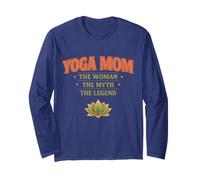 Yoga Mom The Woman, Mito y Leyenda Divertido Regalo para Madres Manga Larga