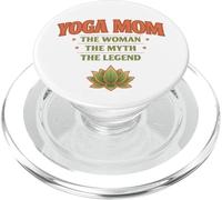 Yoga Mom The Woman, Mito y Leyenda Divertido Regalo para Madres PopSockets PopGrip para MagSafe