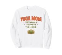 Yoga Mom The Woman, Mito y Leyenda Divertido Regalo para Madres Sudadera