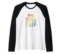 Yoga para Dormir Mejor Camiseta Manga Raglan