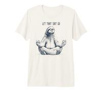 Yoga Perezoso Meditando Divertido, Perezoso Yogui Camiseta Premium