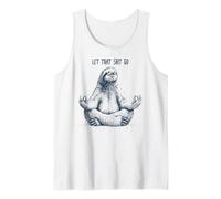 Yoga Perezoso Meditando Divertido, Perezoso Yogui Camiseta sin Mangas