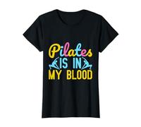Yoga Pilates Is In My Blood Yoga Divertido Camiseta