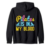 Yoga Pilates Is In My Blood Yoga Divertido Sudadera con Capucha