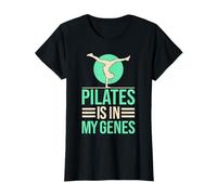 Yoga Pilates Is In My Genes Yoga Divertido Camiseta