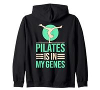 Yoga Pilates Is In My Genes Yoga Divertido Sudadera con Capucha