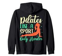 Yoga Pilates Like A Sport Yoga Divertido Sudadera con Capucha