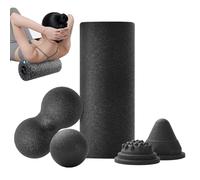 Yoga Roller, High Density Gym Foam Kit, Deep Tissue Massage Wheel, Portable Fitness Recovery Tool, 14.5x6x6 inches, Ideal for Hotel Leg Muscles Training Business Trip Pilates Practice Yoga Use
