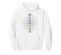 Yoga Siete Chakras Yogi Meditación Manifestación Minimalista Sudadera con Capucha