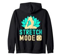 Yoga Stretch Mode On Yoga Divertido Sudadera con Capucha