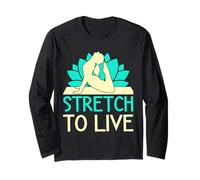 Yoga Stretch To Live Yoga Divertido Manga Larga