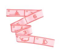 Yoga Stretching Strap, Fitness Gummiband Gymnastik-Stretchband für Kinder Yoga Band Pilates Zubehör R mit 8 Schleifen genügend ElastiT für Pilates Tanzz Gymnastik Effektives Dehnung