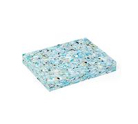 Yoga Studio Bloque de cabeza de pilates de espuma de chip reciclado, 20 x 15 x 2,5 cm
