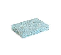 Yoga Studio Bloque de yoga de espuma reciclada, 30 x 20 x 5 cm, bloque de yoga ligero, absorbente de golpes, multicolor