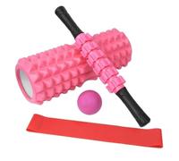 Yoga Supply, 33cm Spike Shape Yoga Hollow Foam Roller Barra de masaje Fascia Ball Set para Pilates