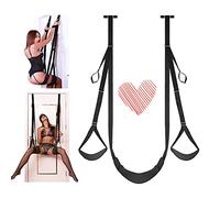 Yoga Swing conjunto, columpio negro de la puerta para el juego de deportes pilates