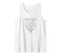 Yoga T Shirt I Am Yoga Heart Poses Yogi Classes Teacher Gift Camiseta sin Mangas