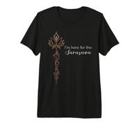 Yoga Unalome Love Símbolo Here For Savasana Camiseta Premium