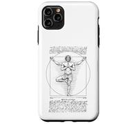 Yoga Vitruvio Hombre Leonardo Da Vinci Vrikshasana Namaste Zen Carcasa para iPhone 11 Pro Max